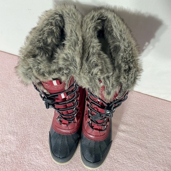 Superfit Red Lattila Lace Up Winter Boots 7 - Picture 15 of 15